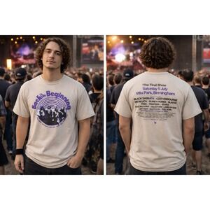 Black Sabbath Final Show Villa Park 2025 Tour Shirt Metallica Slayer Rare M